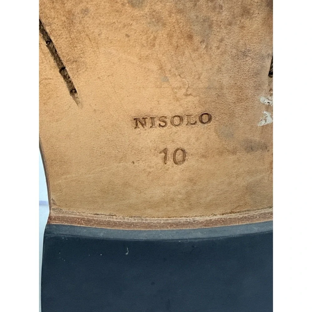 Nisolo Everyday Chukka Boots Mens 10 Tobacco Leather Casual Business‎